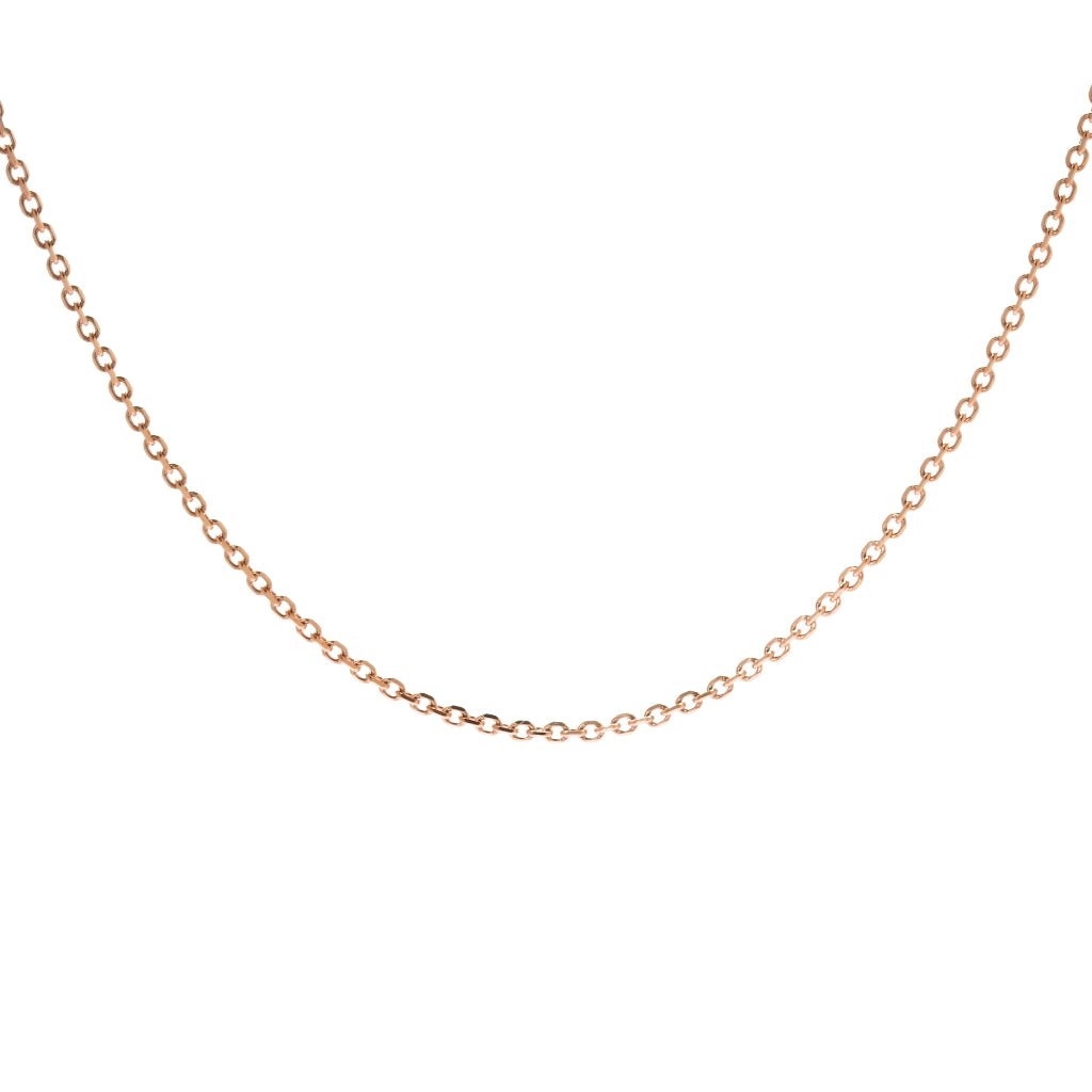 Kalung Rantai Serut 7K - S Cable DC Ice 0.4 Gold Necklace - Juene Jewelry - Juene