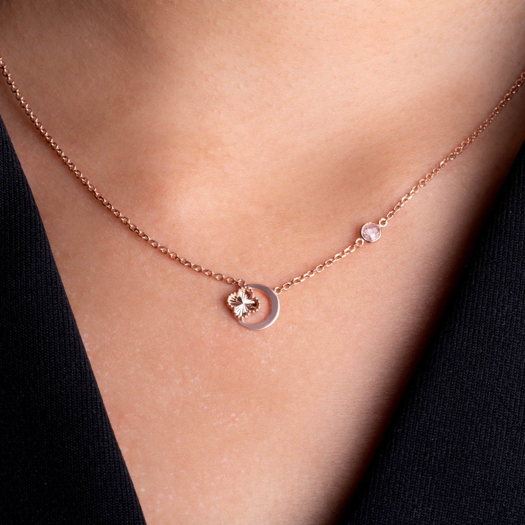 Kalung Serut 8K - Biya Gold Necklace - Viviene Collection - Juene Jewelry - Juene