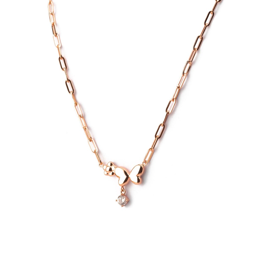 Kalung Serut Emas 7k - Amber Gold Necklace - Bubbly Collection - Juene Jewelry - Juene