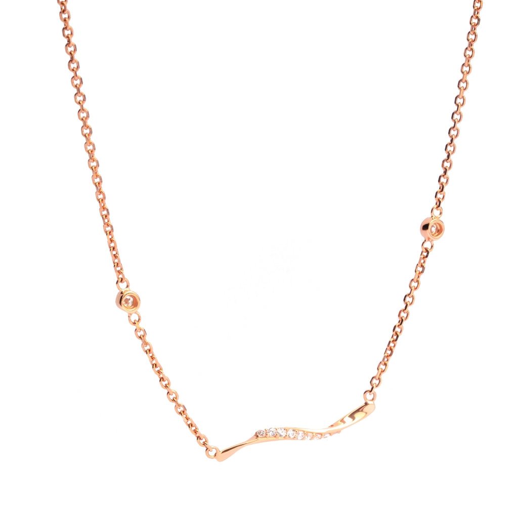 Kalung Serut Emas 7k - Chaza Gold Necklace - Adorn Collection - Juene Jewelry - Juene