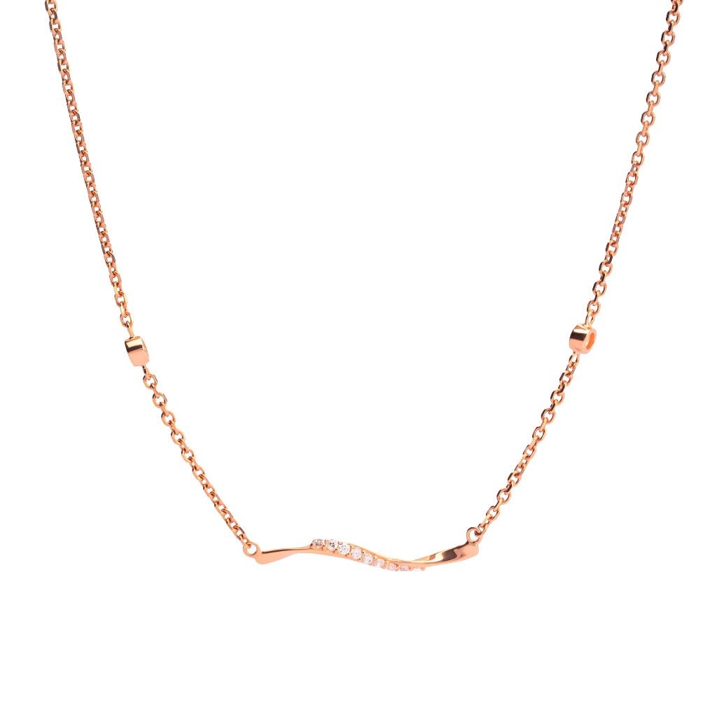 Kalung Serut Emas 7k - Chaza Gold Necklace - Adorn Collection - Juene Jewelry - Juene