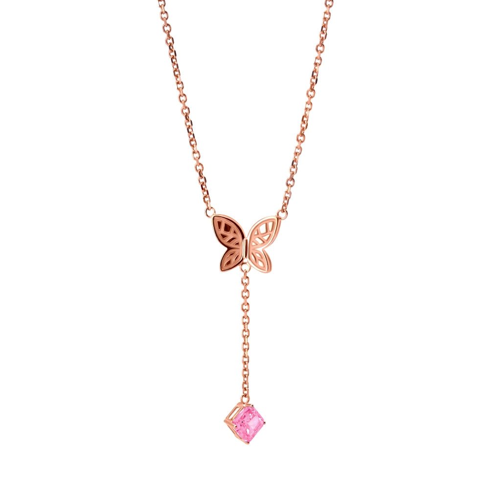 Kalung Serut Emas 7k - Daria Gold Necklace - Pinky Crush Collection - Juene Jewelry - Juene