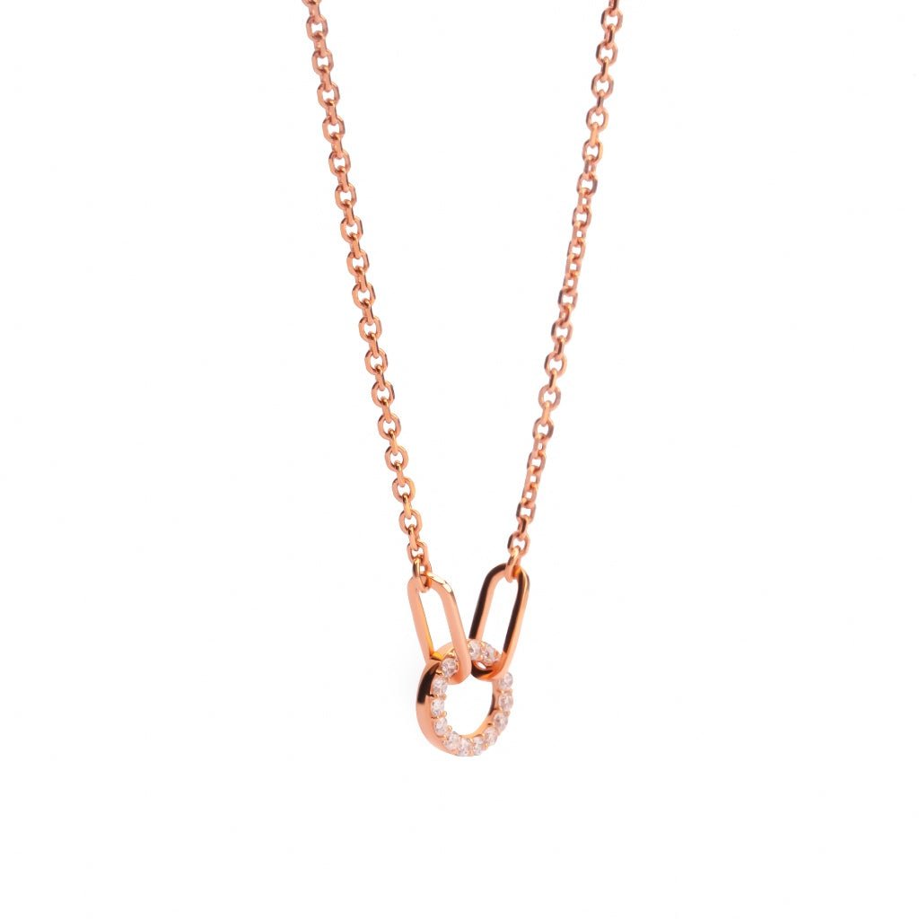 Kalung Serut Emas 7k - Erin Gold Necklace - Alaina Collection - Juene Jewelry - Juene