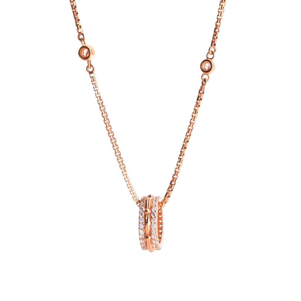 Kalung Serut Emas 7k - Isana Gold Necklace - Dotsy Collection - Juene Jewelry - Juene
