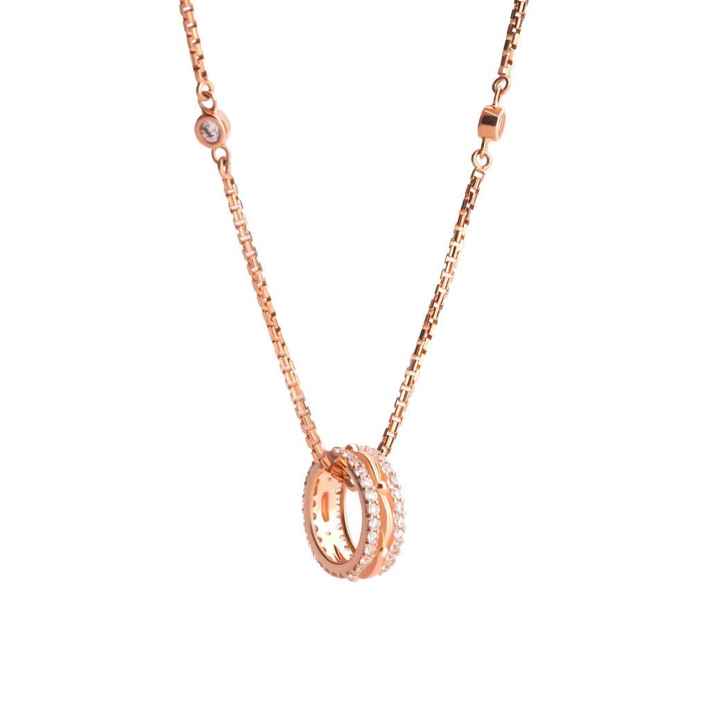 Kalung Serut Emas 7k - Isana Gold Necklace - Dotsy Collection - Juene Jewelry - Juene