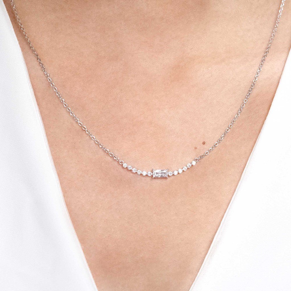Kalung Serut Emas 7k - Sage Gold Necklace - Quadra Collection - Juene Jewelry - Juene