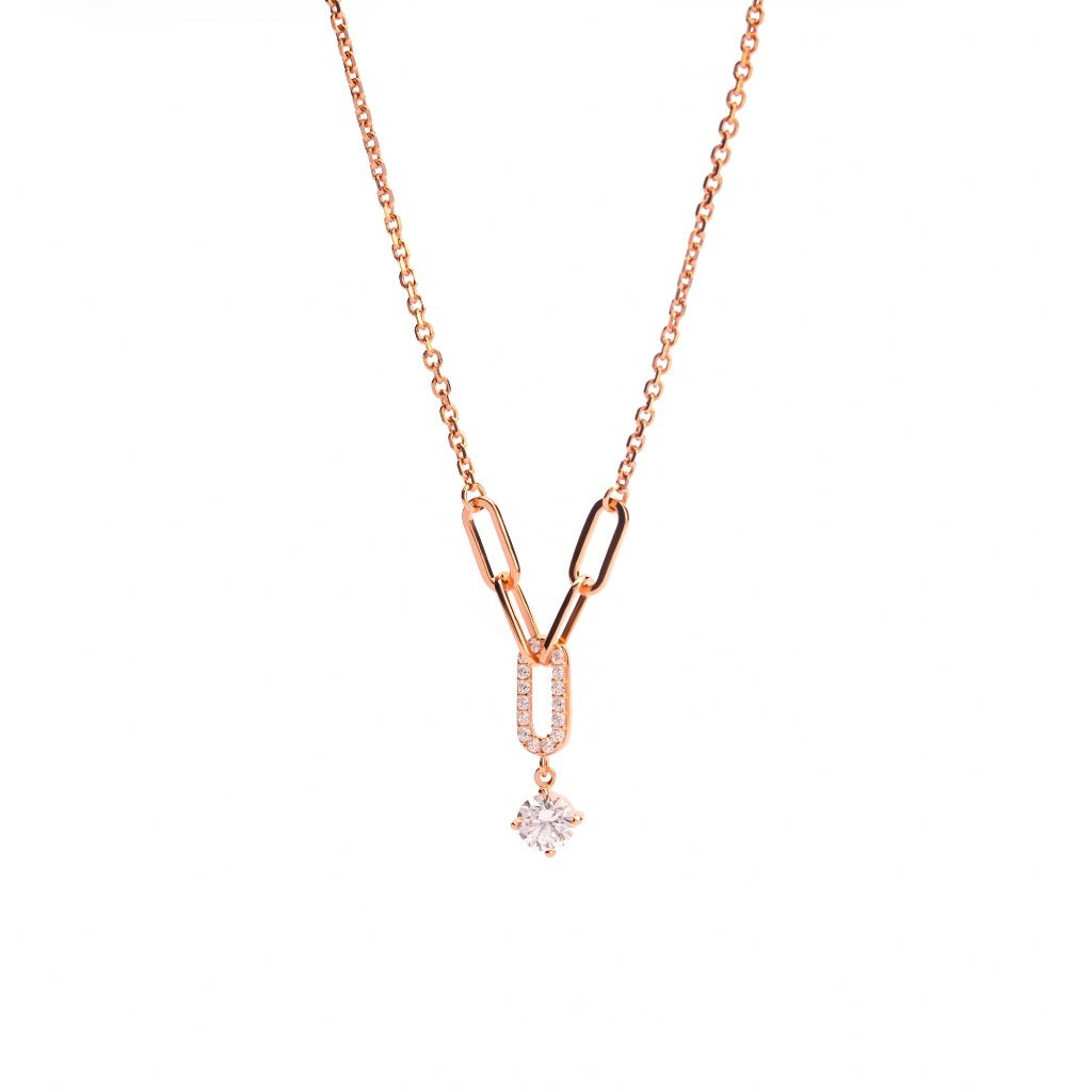 Kalung Serut Emas 7k - Vali Gold Necklace - Alaina Collection - Juene Jewelry - Juene