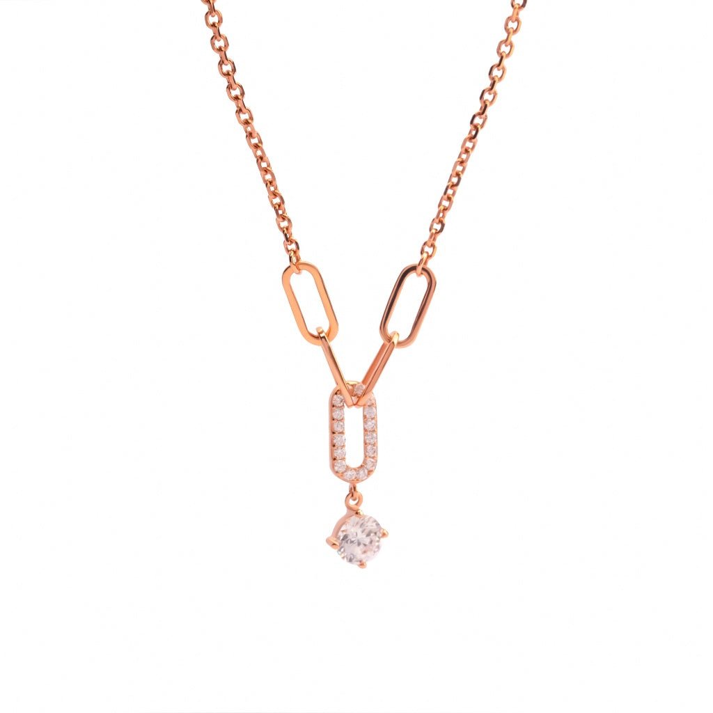 Kalung Serut Emas 7k - Vali Gold Necklace - Alaina Collection - Juene Jewelry - Juene