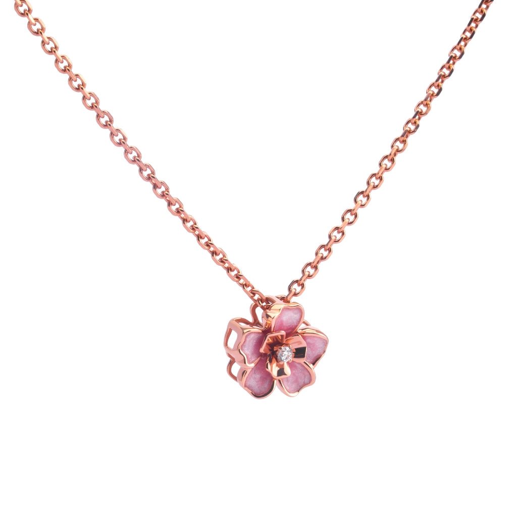 Kalung Serut Emas 7k - Zinia Gold Necklace - Charlotte Collection - Juene Jewelry - Juene