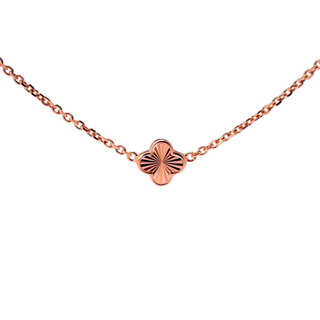 Kalung Serut Emas 8k - Cio Gold Necklace - Evelina Collection - Juene Jewelry - Juene Jewelry