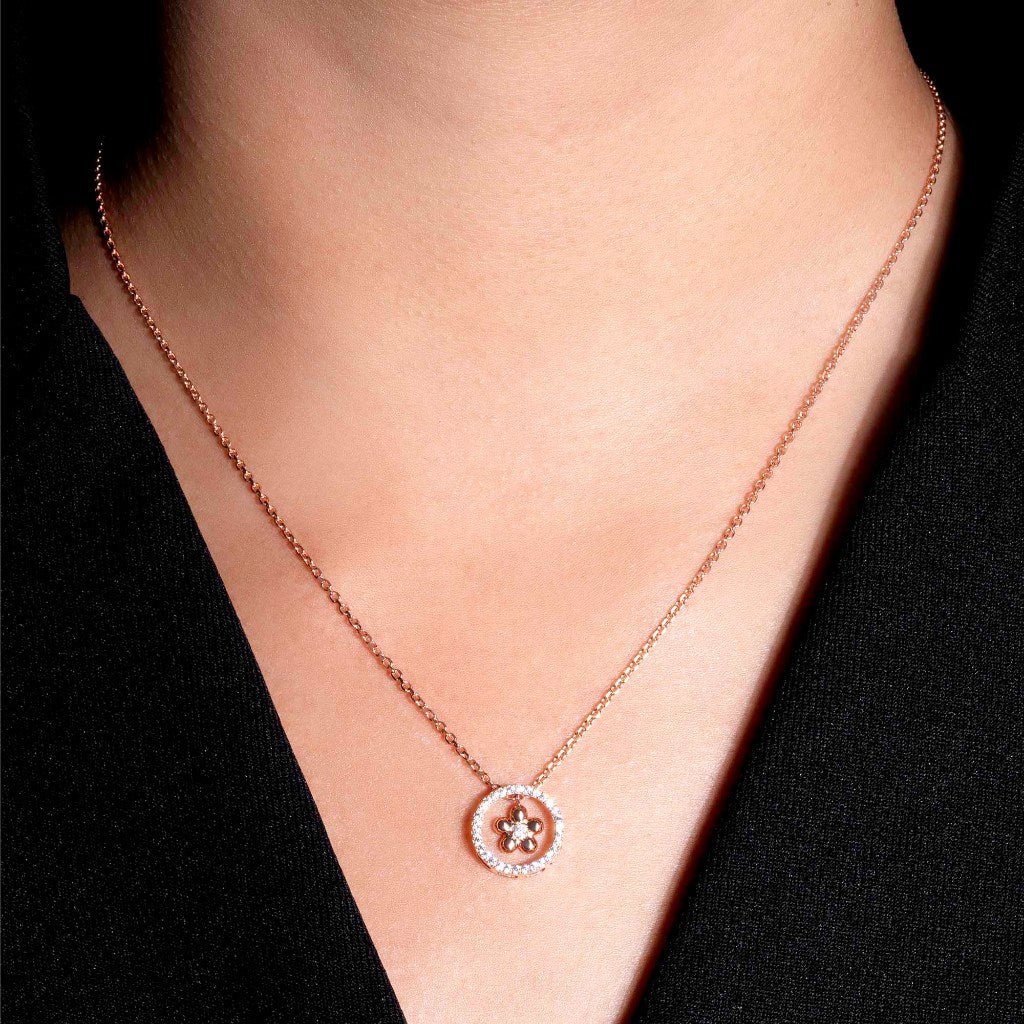 Kalung Serut Emas 8K - Linia Gold Necklace - Veya Collection - Juene Jewelry - Juene