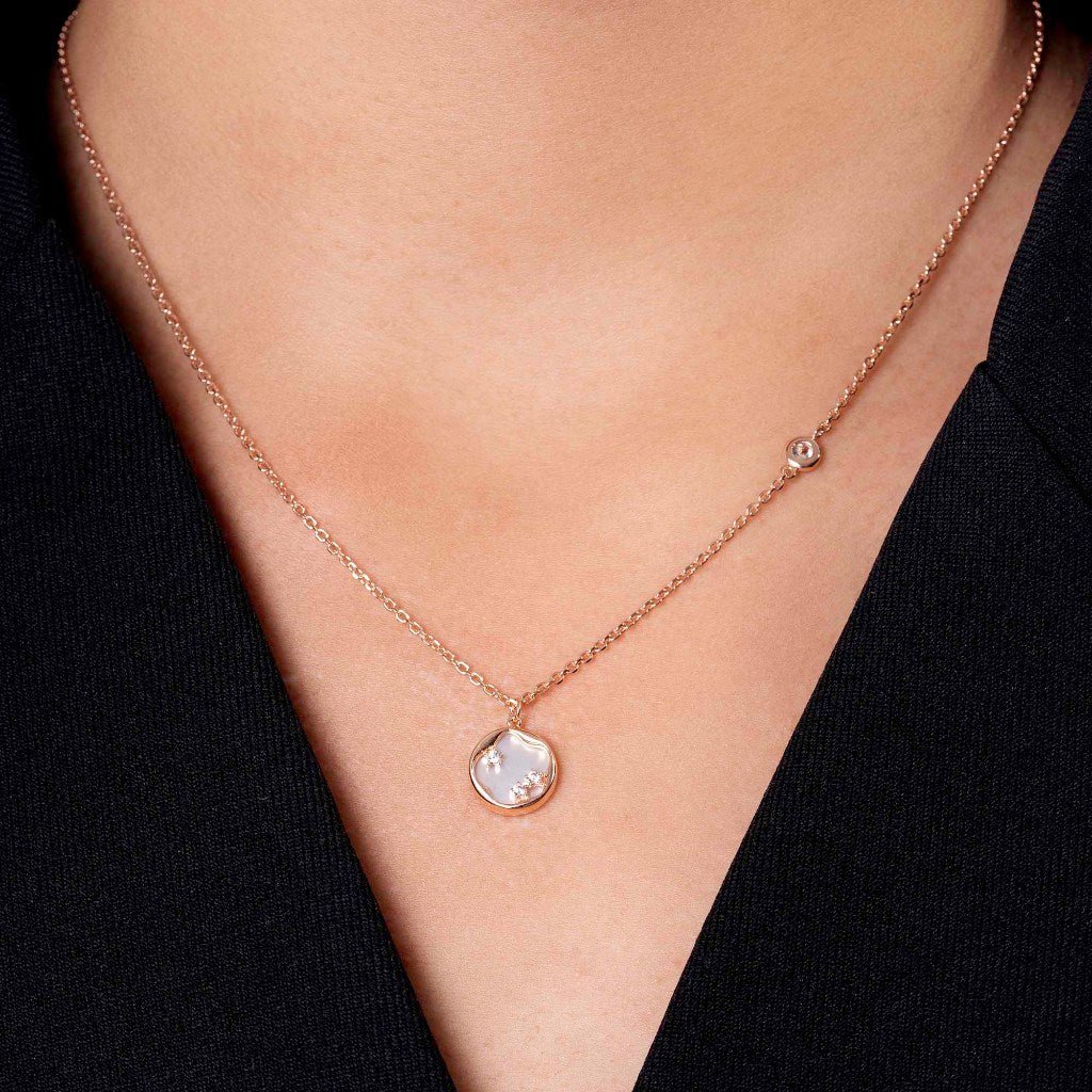 Kalung Serut Emas 8K - Naomi Gold Necklace - Brianeta Collection - Juene Jewelry - Juene Jewelry