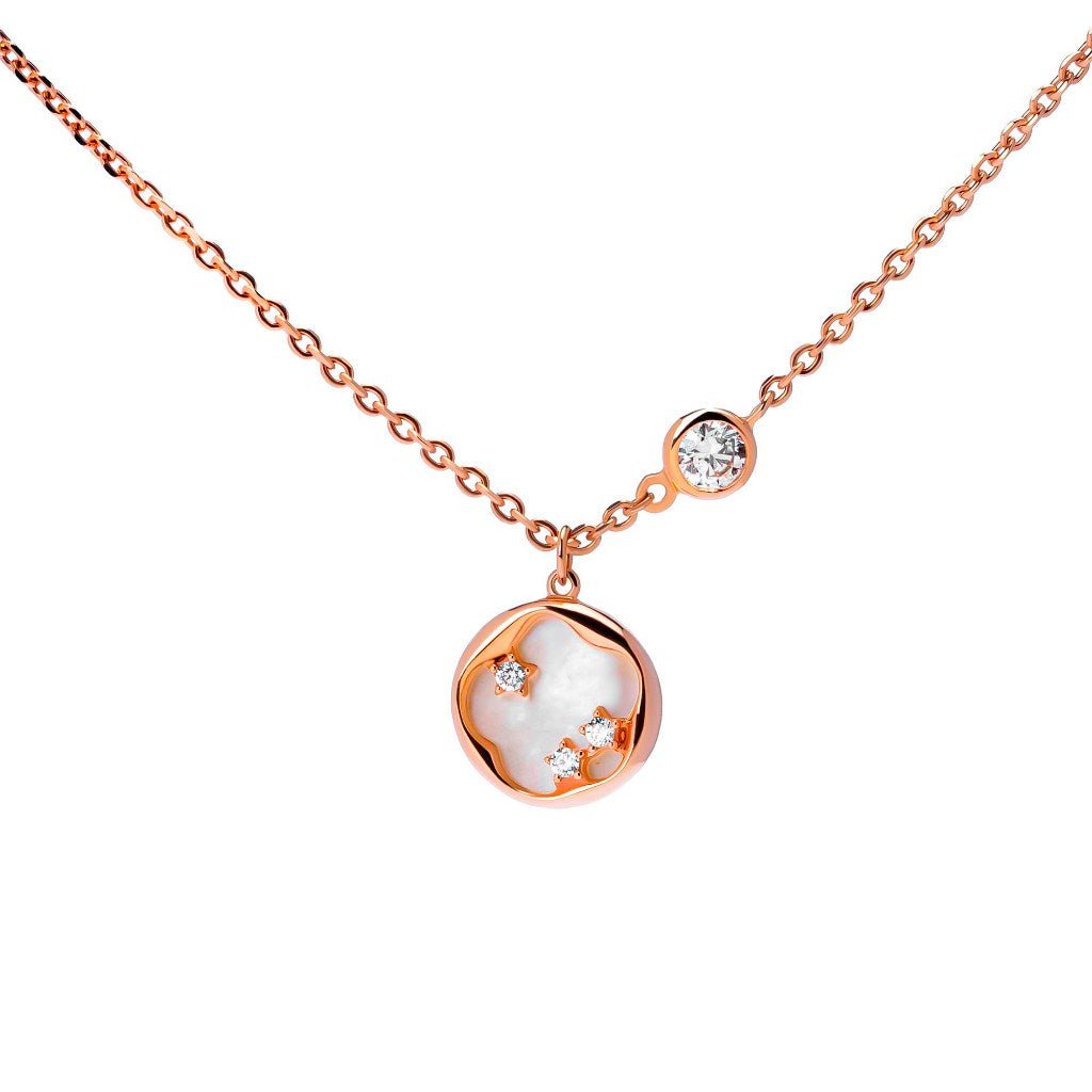 Kalung Serut Emas 8K - Naomi Gold Necklace - Brianeta Collection - Juene Jewelry - Juene Jewelry