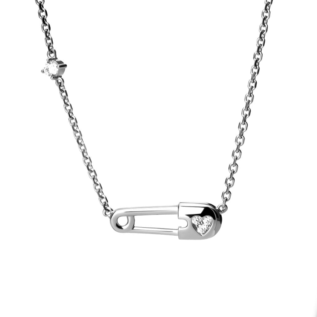 Kalung Serut Emas 8K - Pin Gold Necklace - Terra Collection - Juene Jewelry - Juene