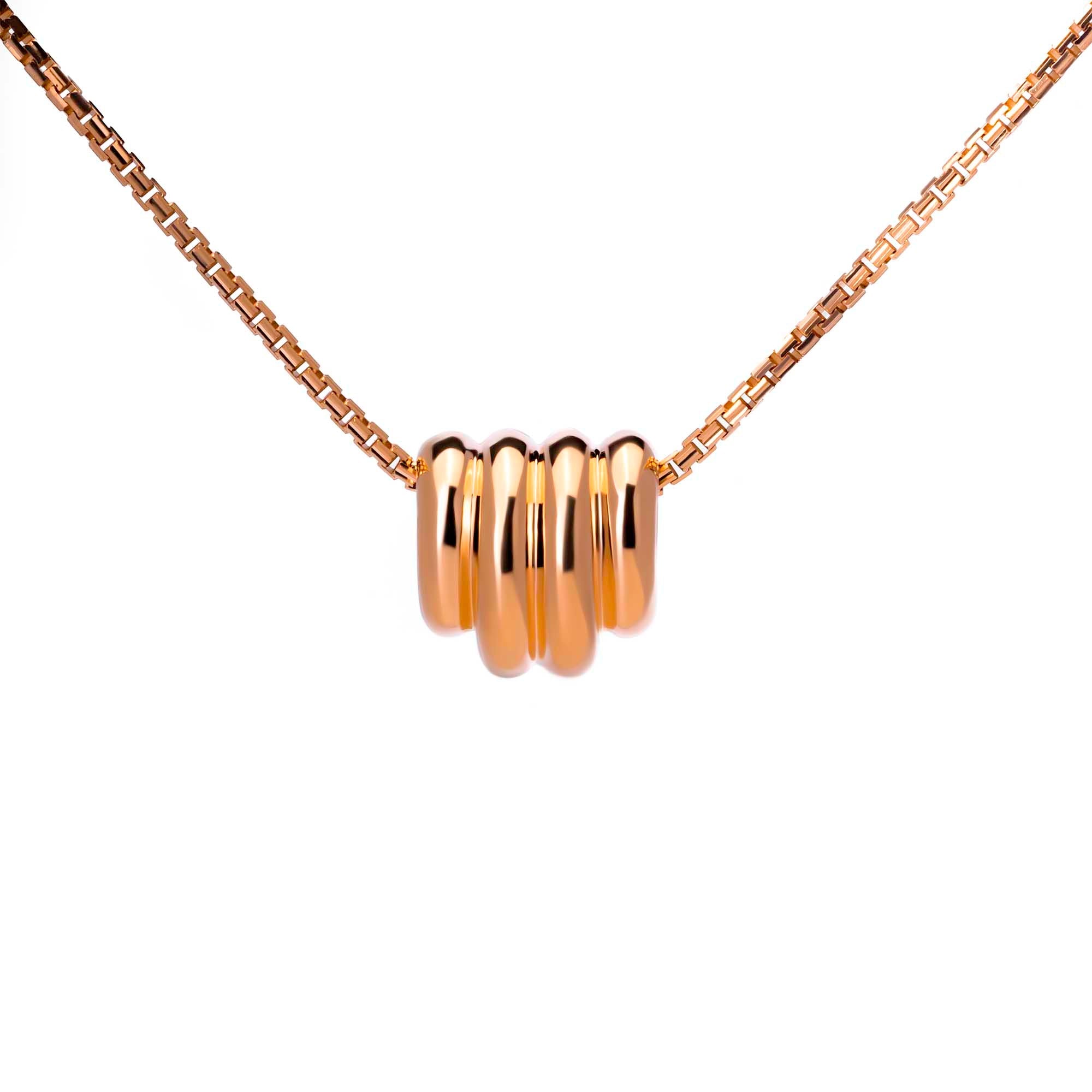 Kalung Serut Emas 8k - Runa Gold Necklace - Tally Collection - Juene Jewelry - Juene Jewelry