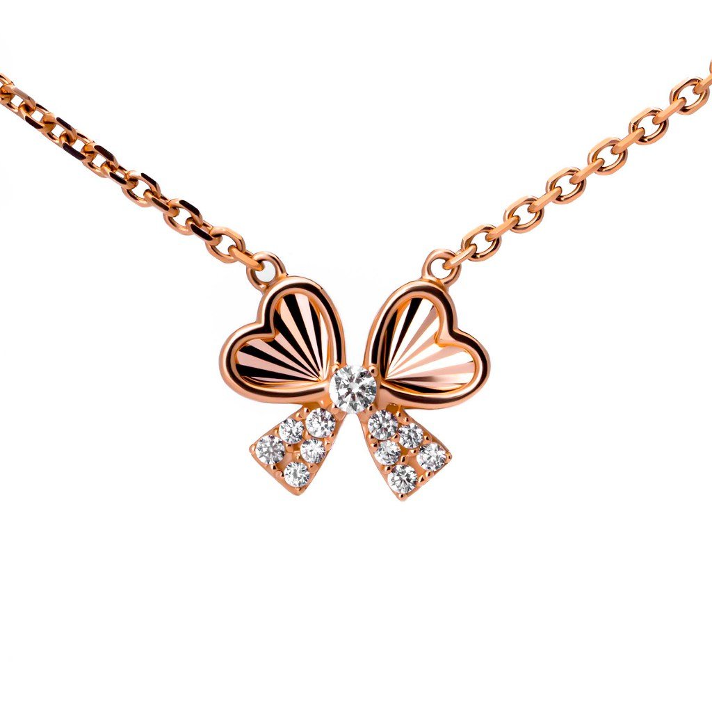 Kalung Serut Emas 8k - Vera Gold Necklace - Tally Collection - Juene Jewelry - Juene Jewelry