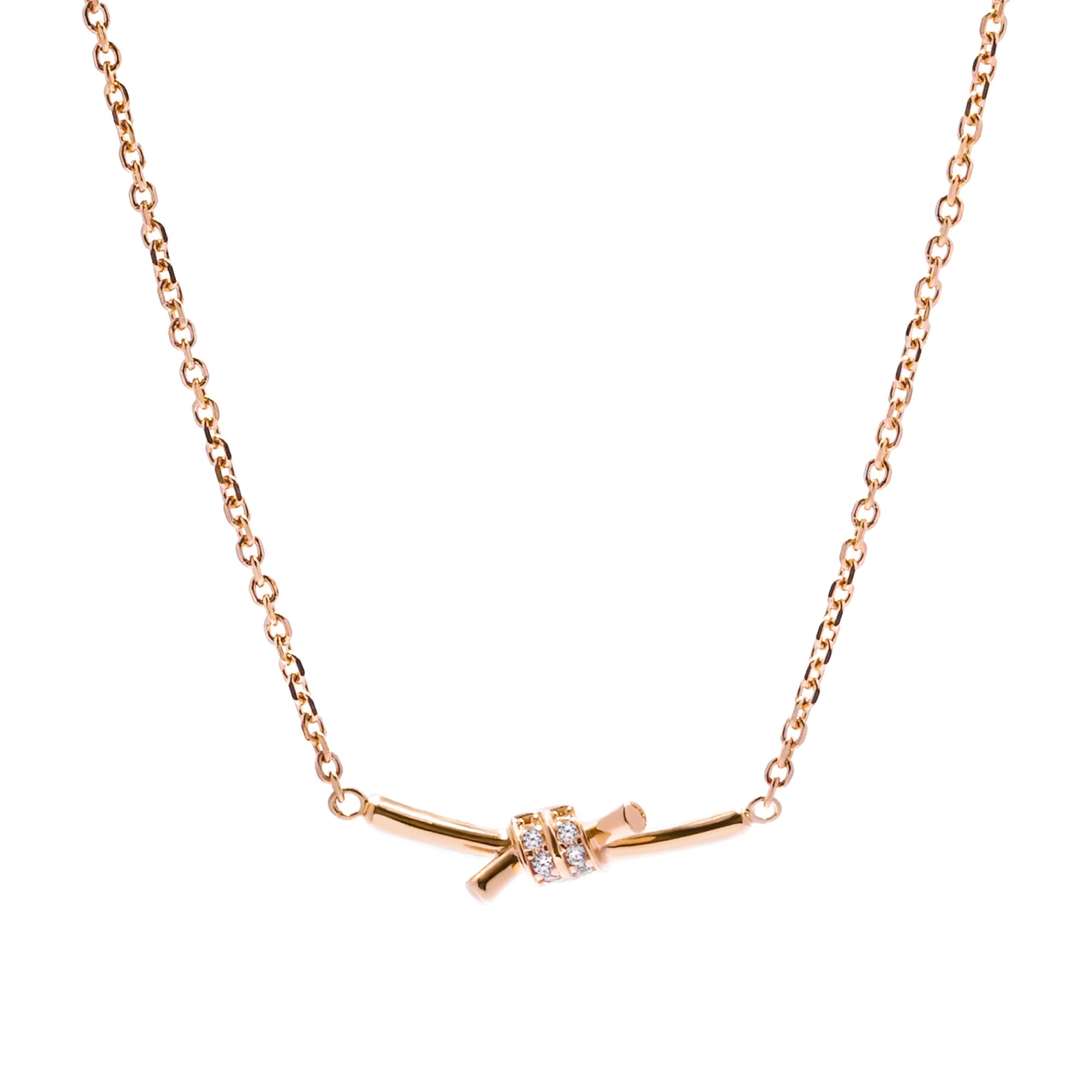 Lavita Gold Necklace - Twine Collection - Juene Jewelry