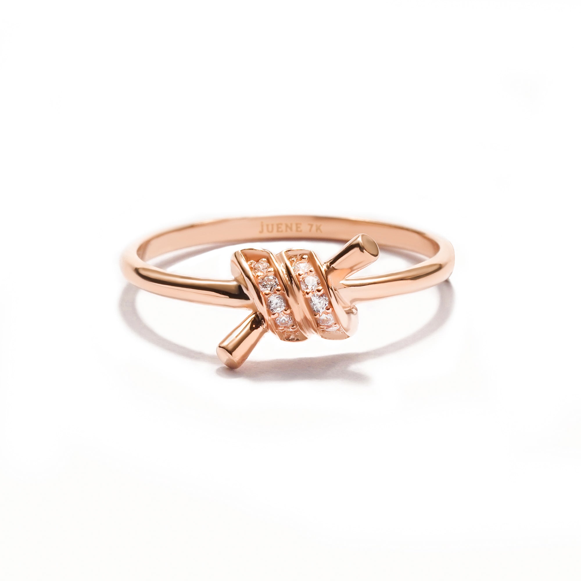 Lavita Gold Ring - Twine Collection - Juene Jewelry