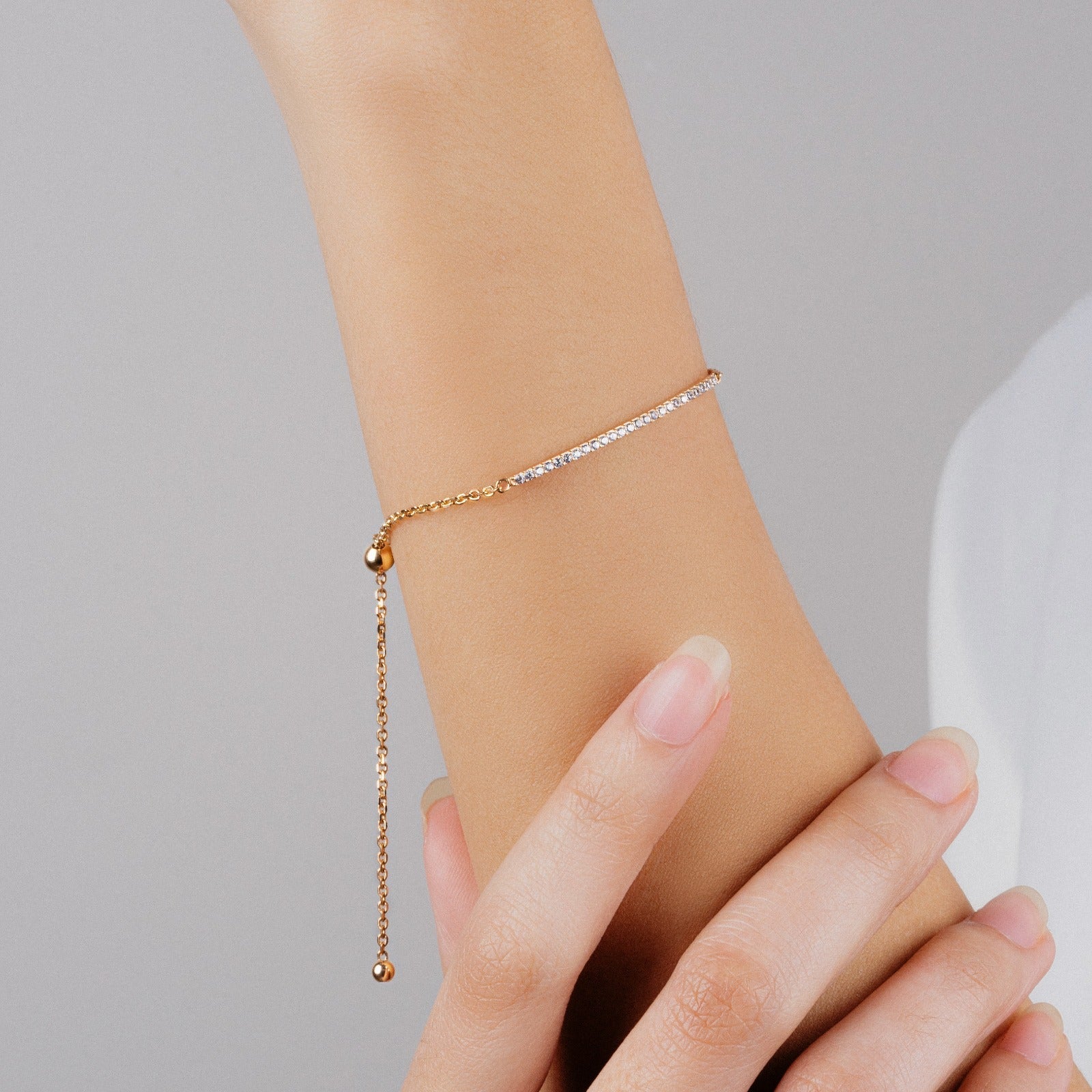 Linny Gold Bracelet - Twine Collection - Juene Jewelry