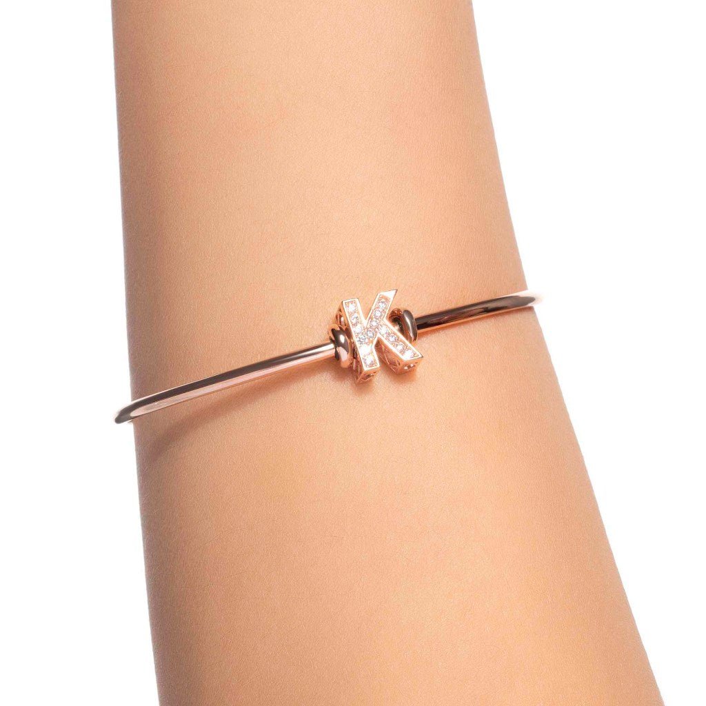 Liontin Emas 7k - Alphabet K Gold Charm - Dear You Collection - Juene Jewelry - Juene