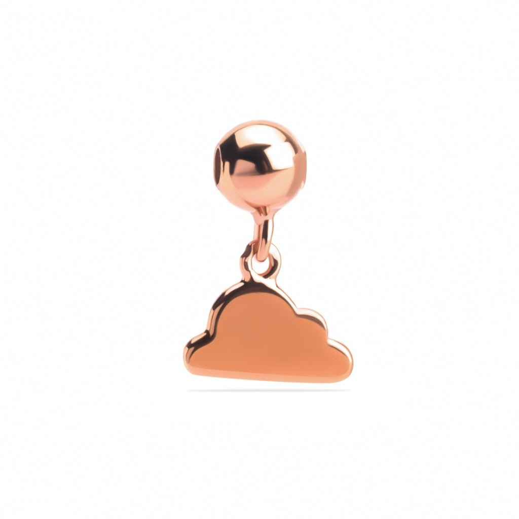Liontin Emas 7k - Cloud Gold Charm - Luxxe 02 Collection - Juene Jewelry - Juene