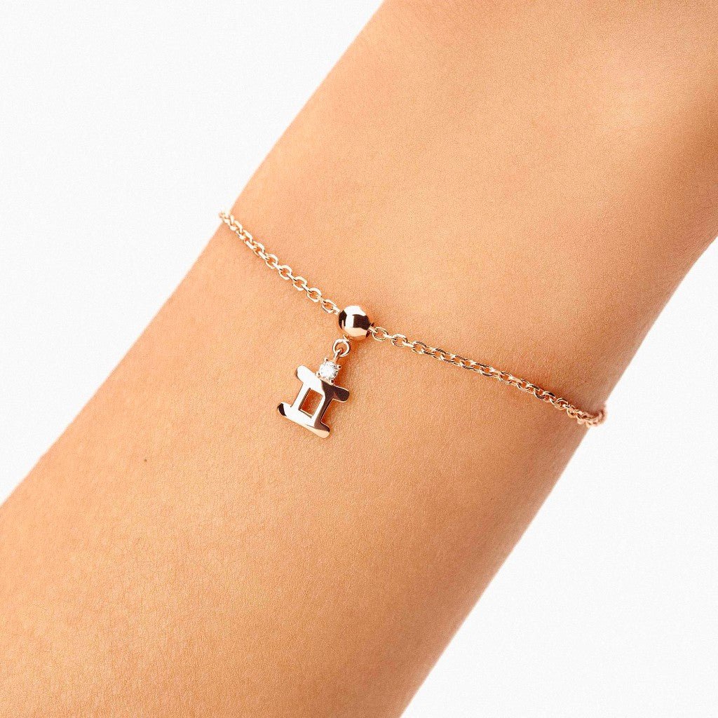 Liontin Emas 7k - Gemini Gold Charm - Luxxe 01 Collection - Juene Jewelry - Juene