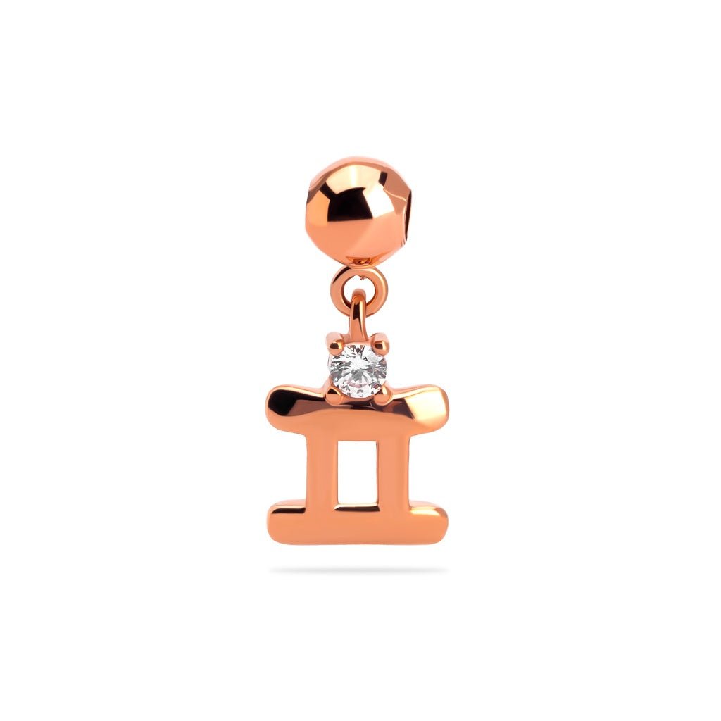 Liontin Emas 7k - Gemini Gold Charm - Luxxe 01 Collection - Juene Jewelry - Juene