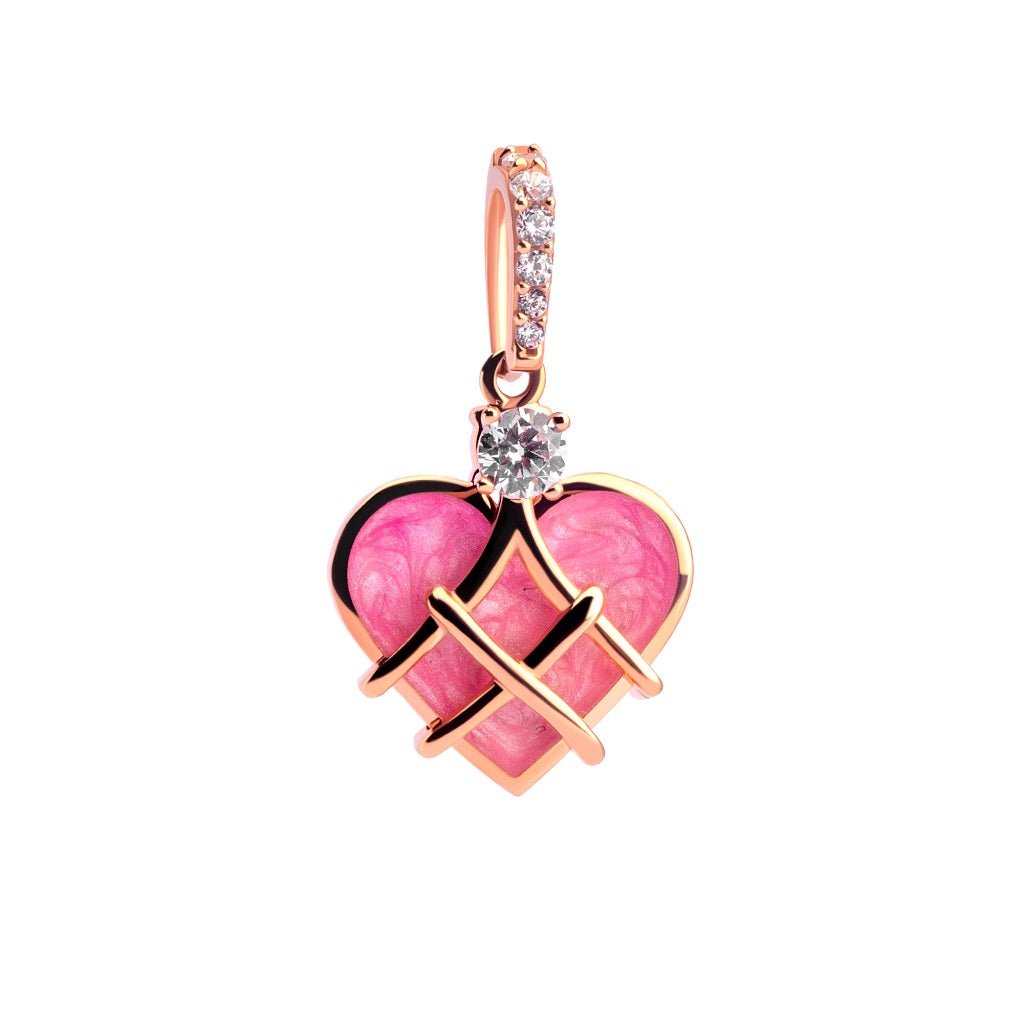 Liontin Emas 7k - Klar Gold Pendant - Charlotte Collection - Juene Jewelry - Juene