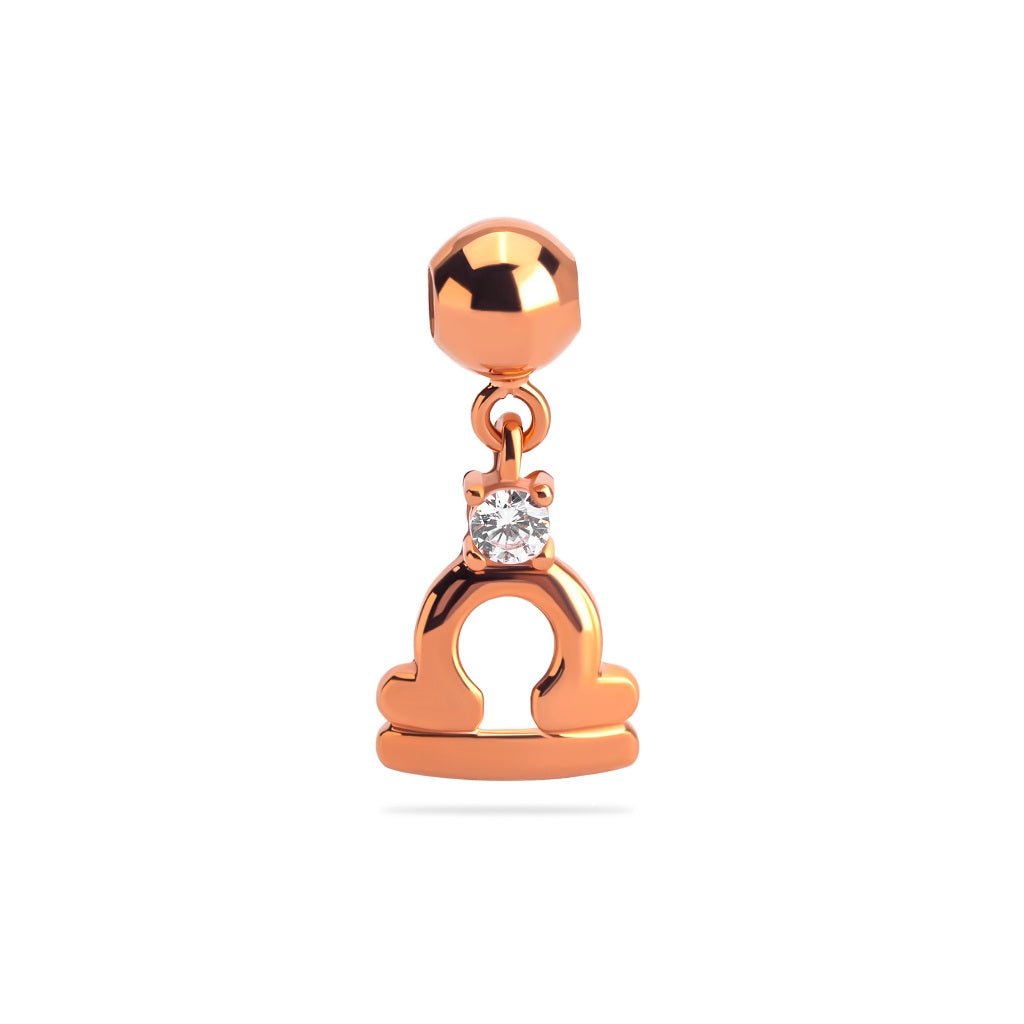 Liontin Emas 7k - Libra Gold Charm - Luxxe 01 Collection - Juene Jewelry - Juene
