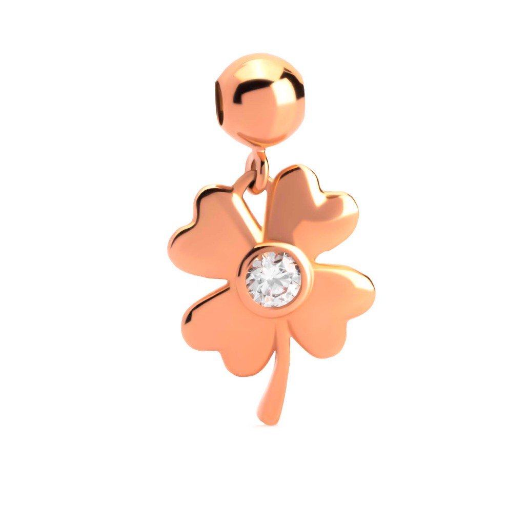 Liontin Emas 7k - Luck Gold Charm - Velina Collection - Juene Jewelry - Juene