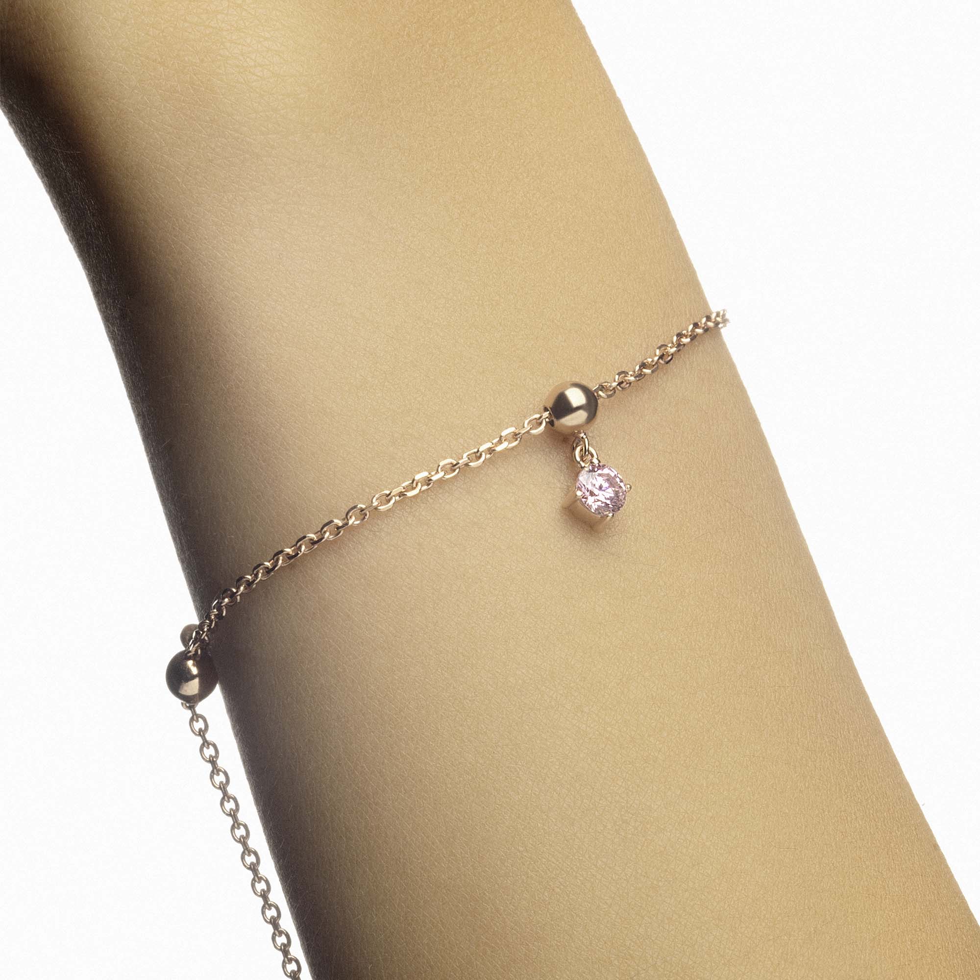 Liontin Emas 7k - Pink Gold Charm - Luxxe 02 Collection - Juene Jewelry - Juene