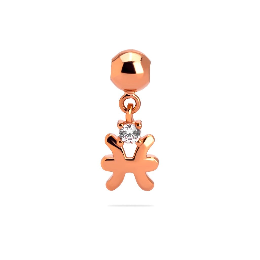 Liontin Emas 7k - Pisces Gold Charm - Luxxe 01 Collection - Juene Jewelry - Juene