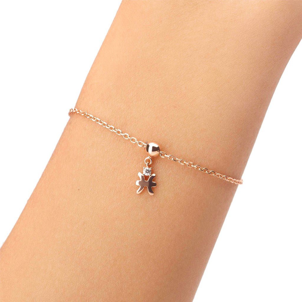 Liontin Emas 7k - Pisces Gold Charm - Luxxe 01 Collection - Juene Jewelry - Juene