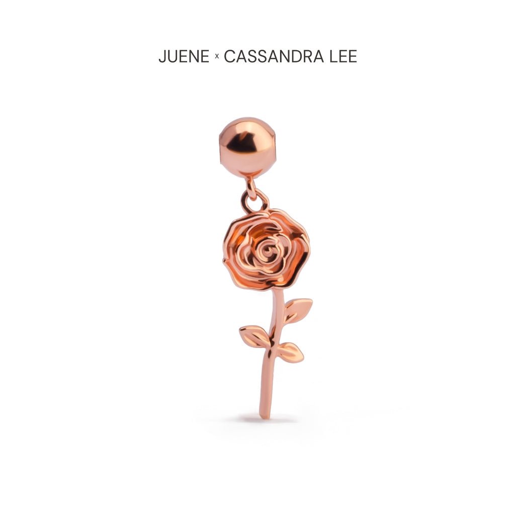 Liontin Emas 7k - Rose Gold Charm - With Love Collection - Cassandra Lee x Juene Jewelry - Juene