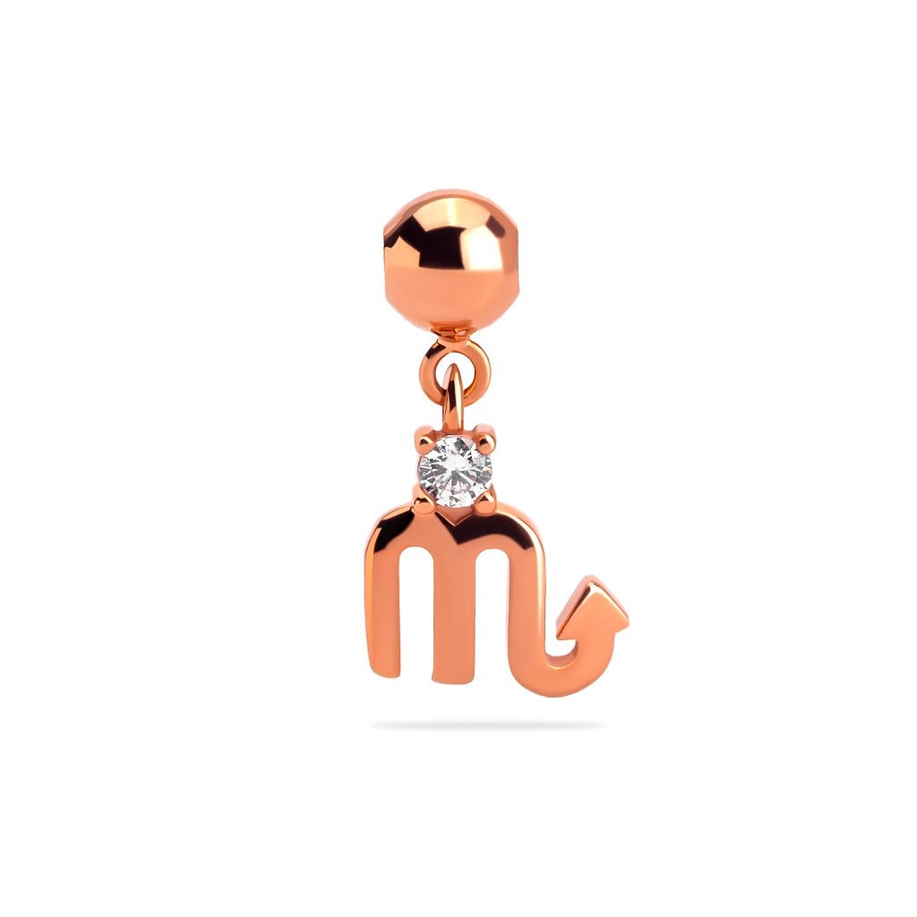 Liontin Emas 7k - Scorpio Gold Charm - Luxxe 01 Collection - Juene Jewelry - Juene