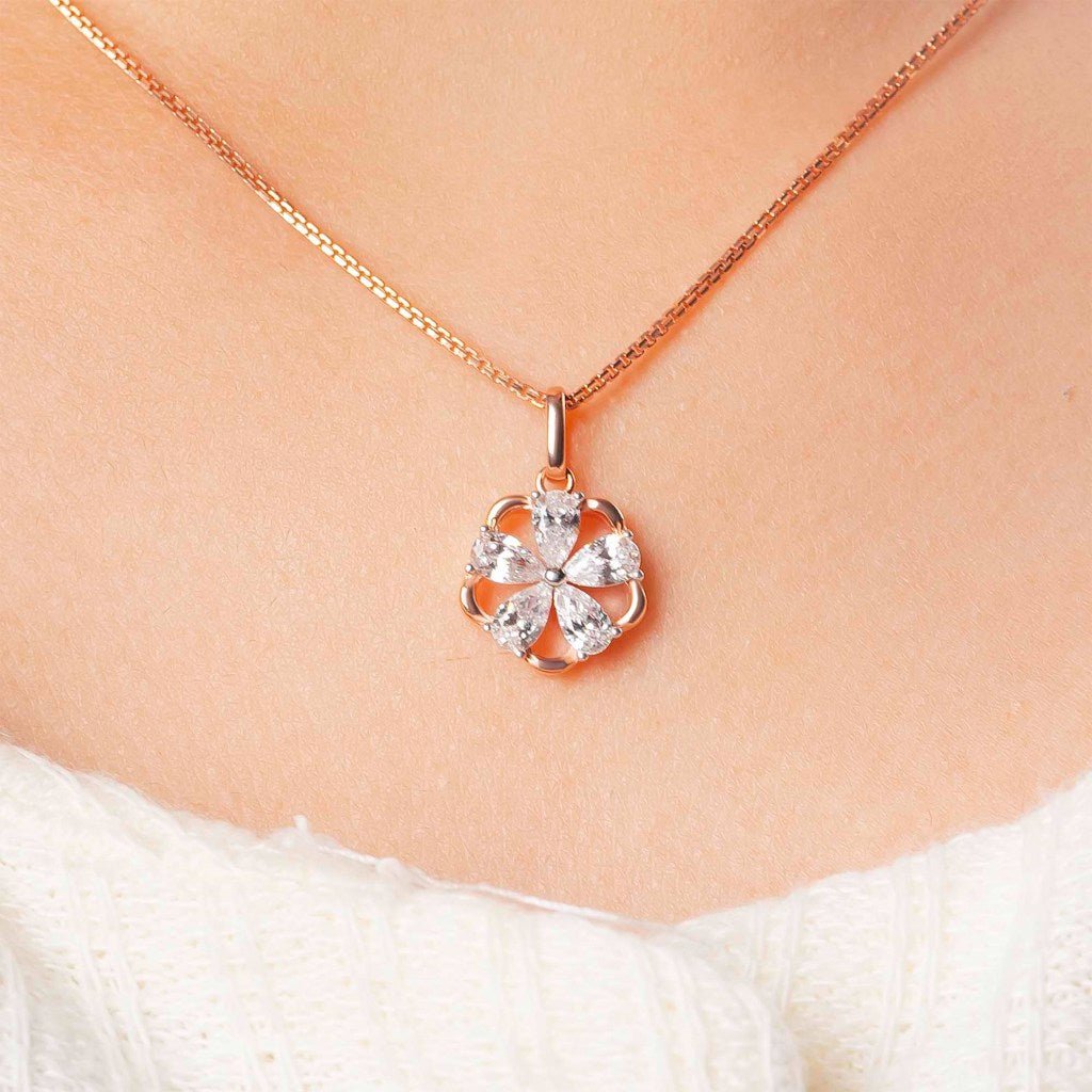Liontin Emas 7k - Tisa Gold Pendant - Dotsy Collection - Juene Jewelry - Juene