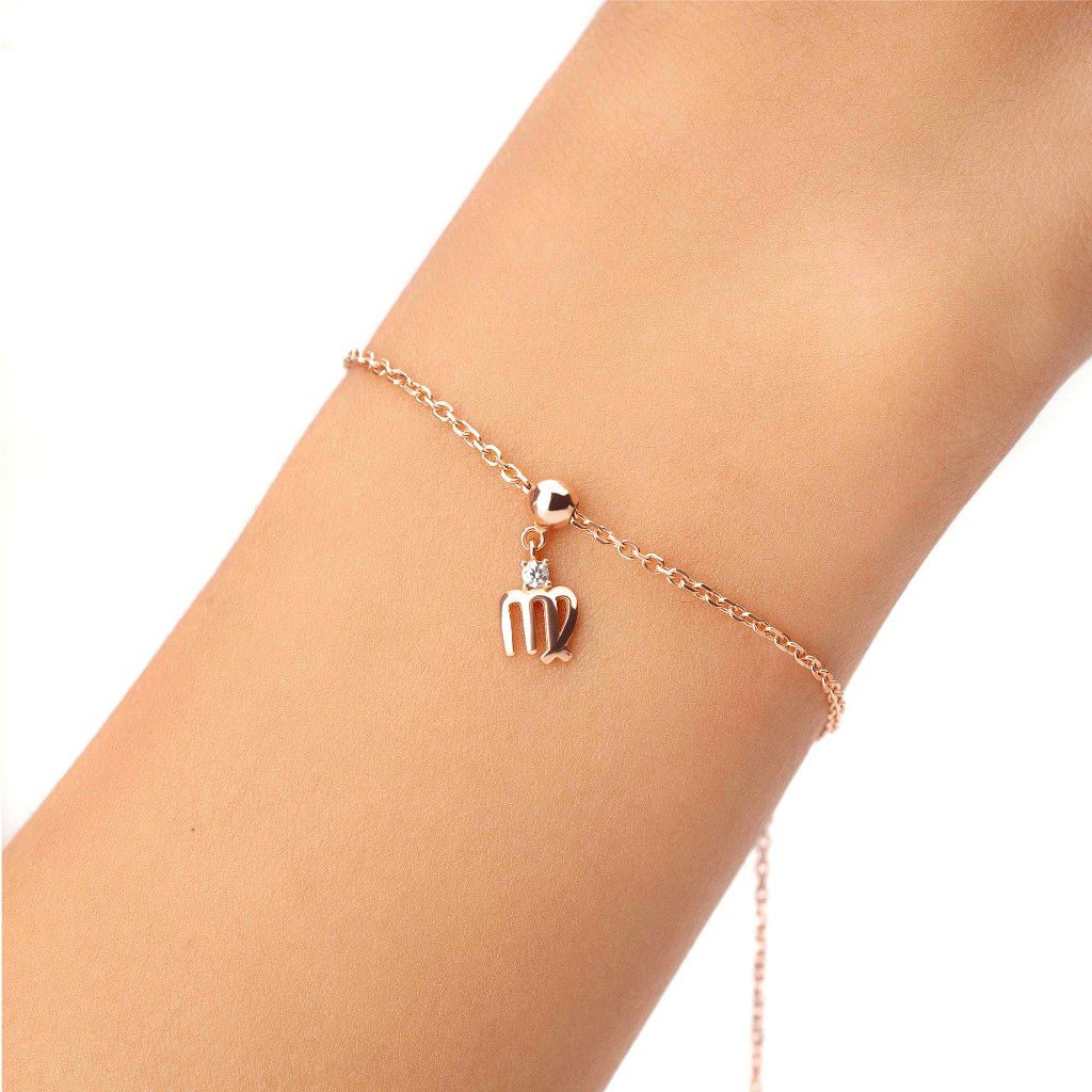 Liontin Emas 7k - Virgo Gold Charm - Luxxe 01 Collection - Juene Jewelry - Juene