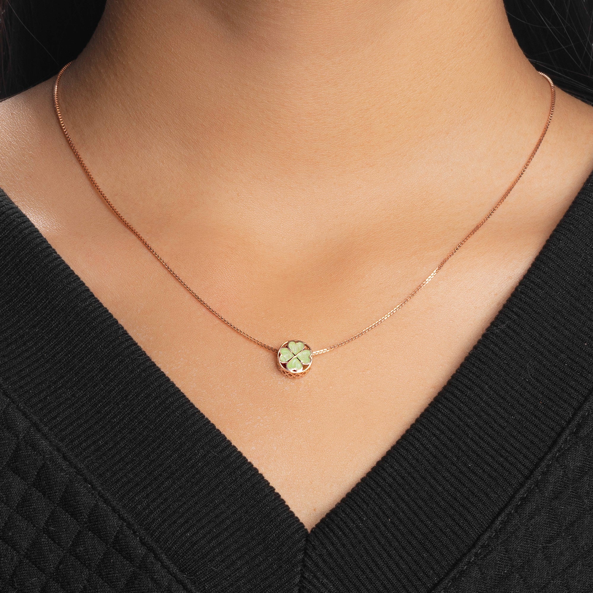 Liontin Emas 7k - Wishful Gold Pendant - Luxxe 03 Collection - Juene Jewelry - Juene