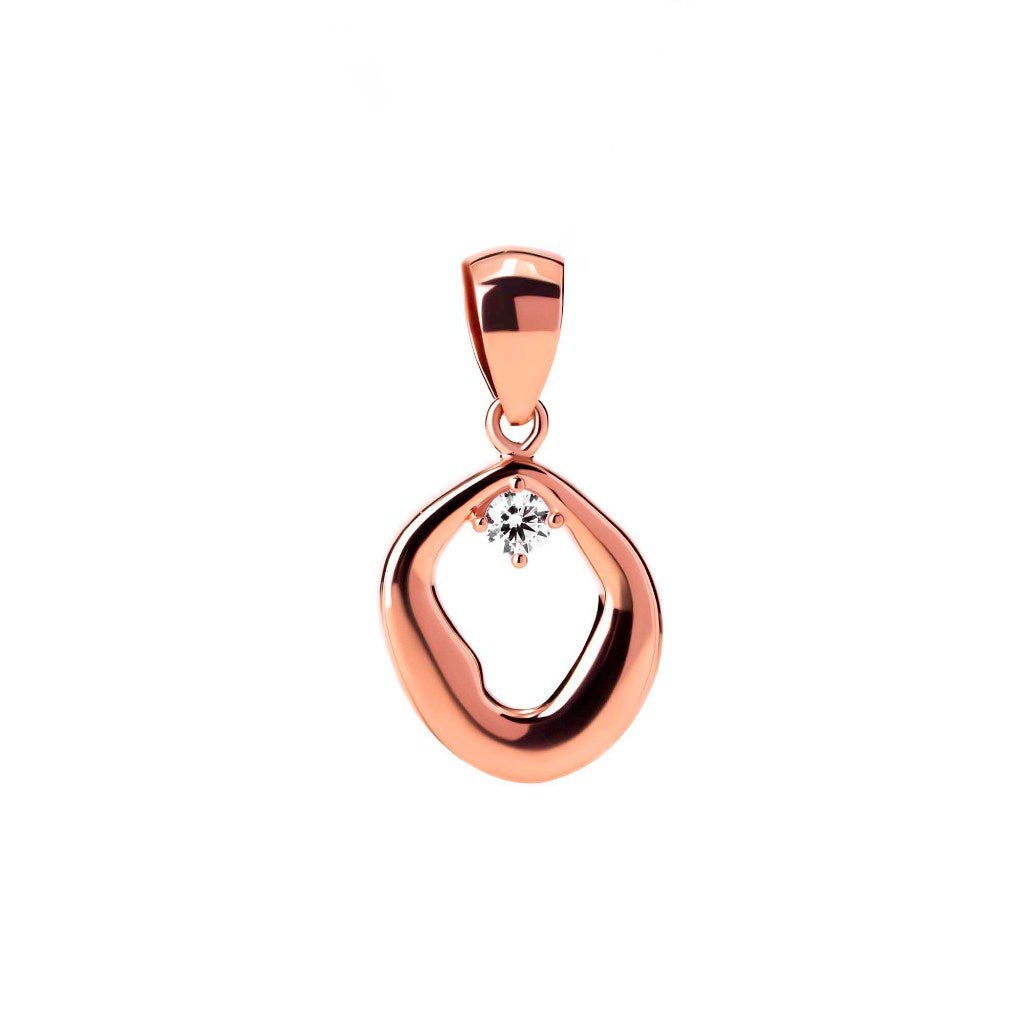 Liontin Emas 8K - Desiree Gold Pendant - Savara Collection - Juene Jewelry - Juene