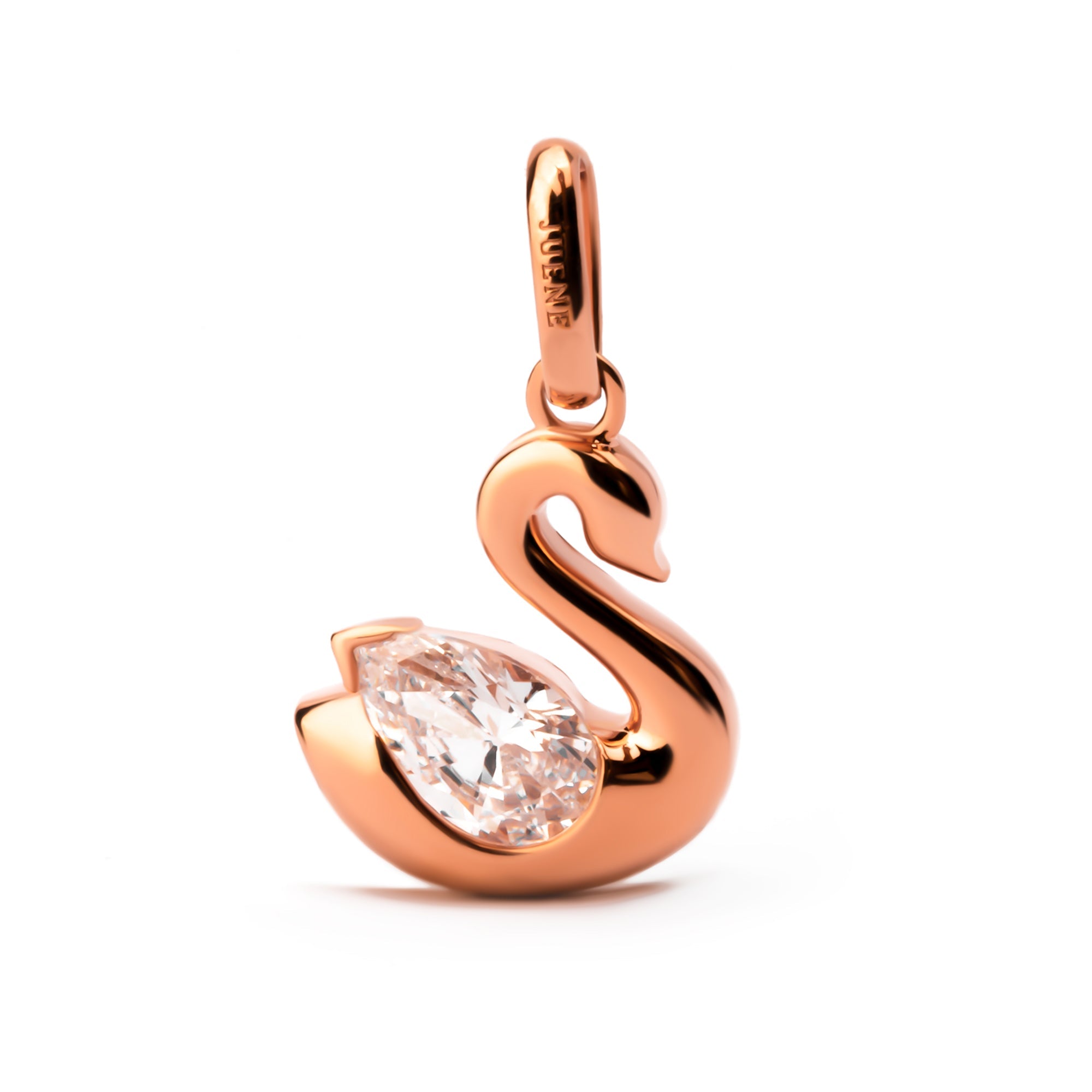 Liontin Emas 8k - Swan Gold Pendant - Tally Collection - Juene Jewelry - Juene Jewelry