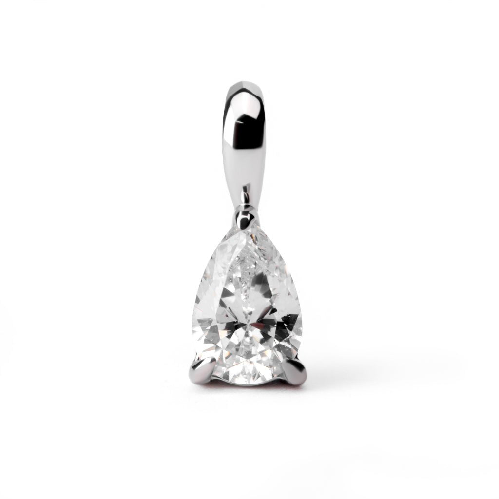 Liontin Emas 8K - Teardrop Gold Pendant - Terra Collection - Juene Jewelry - Juene