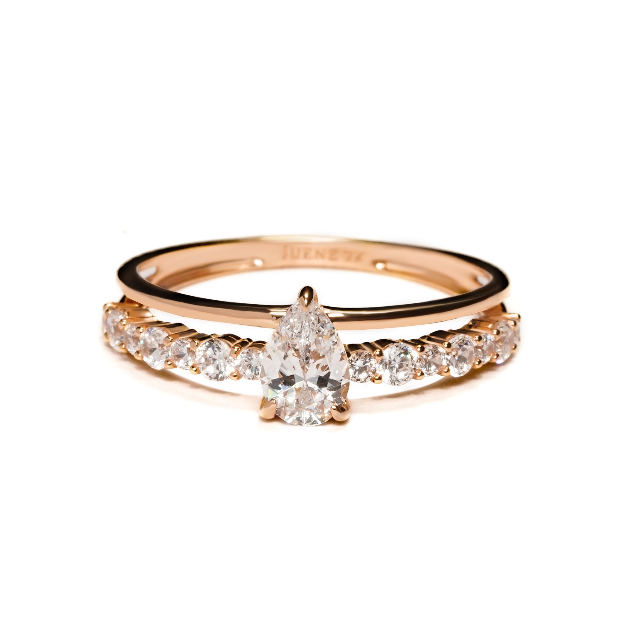 Rania Gold Ring - Serene Collection - Juene Jewelry