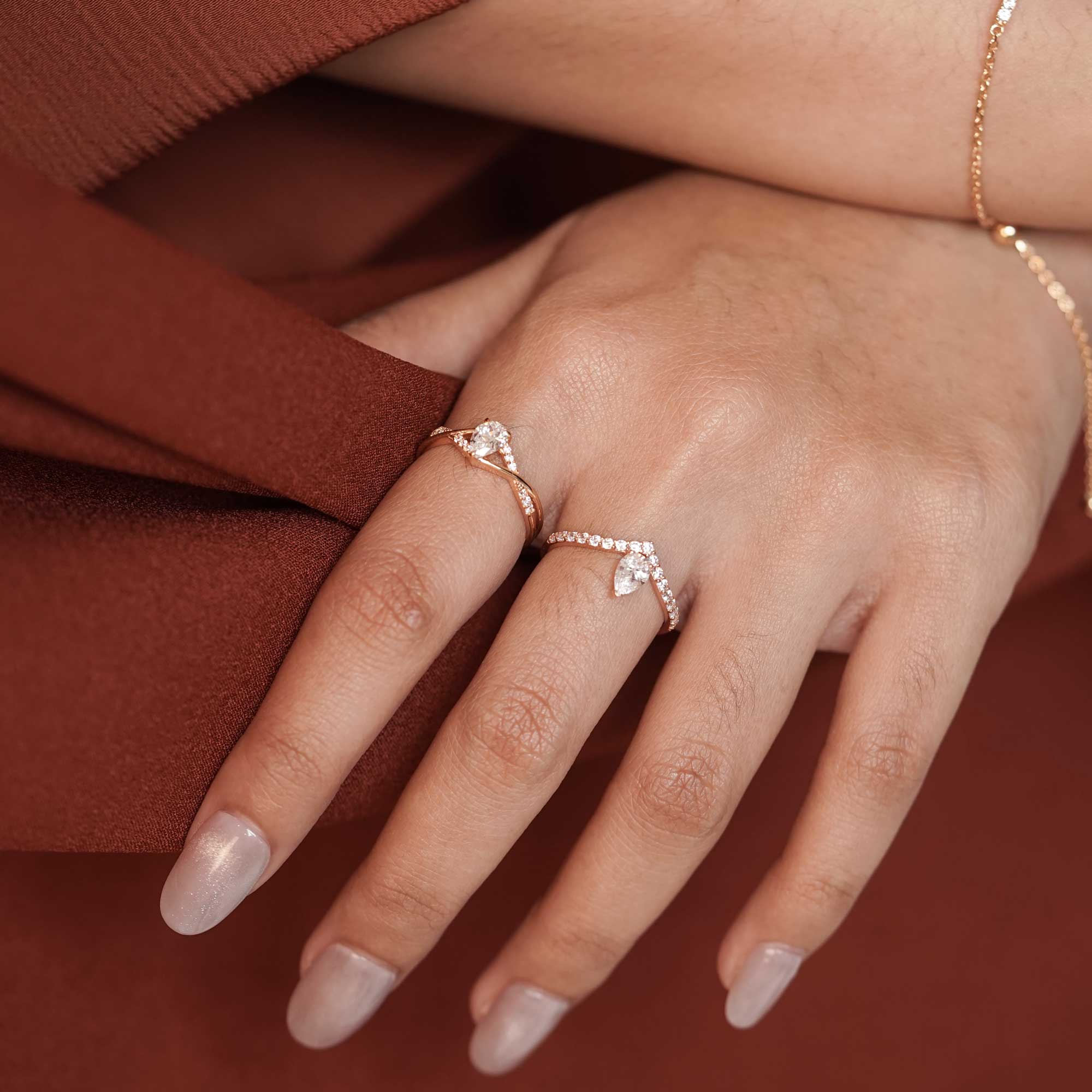 Yasmin Gold Ring - Serene Collection - Juene Jewelry