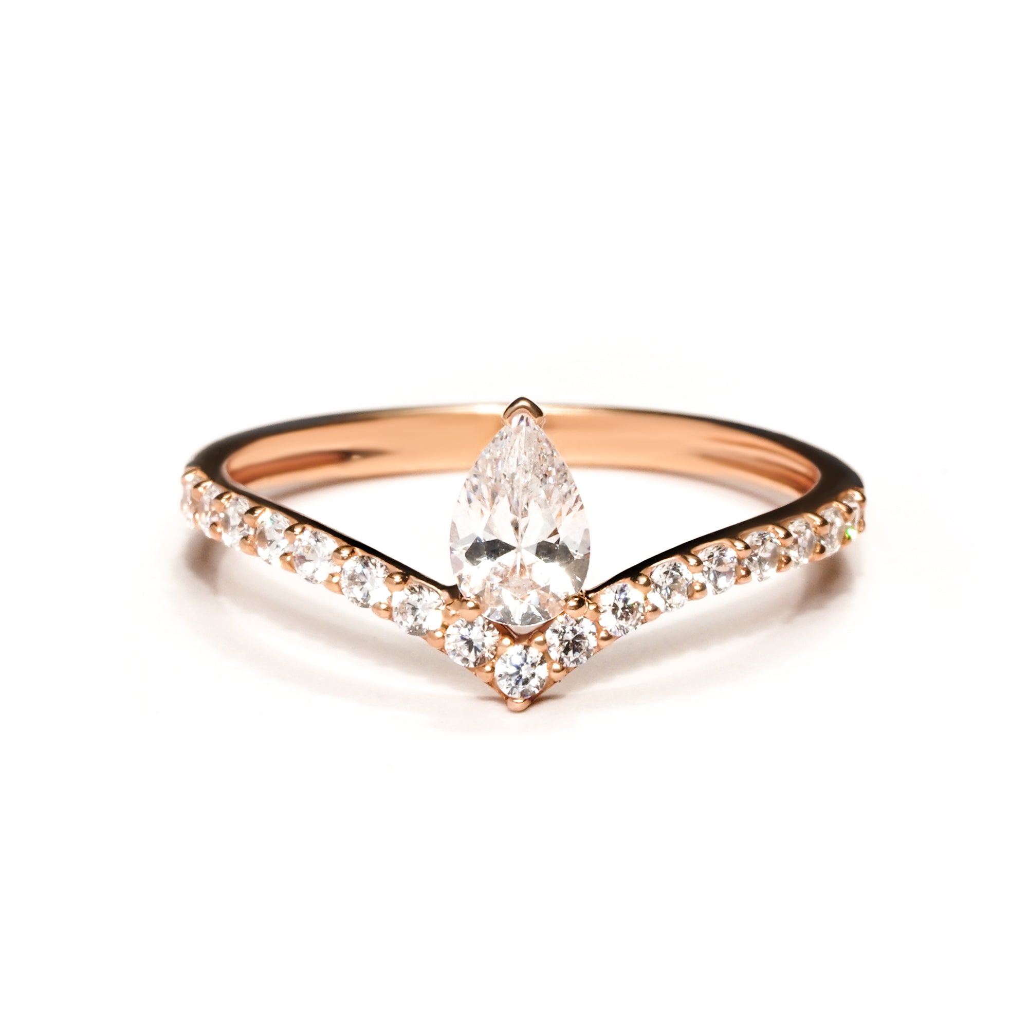 Yasmin Gold Ring - Serene Collection - Juene Jewelry