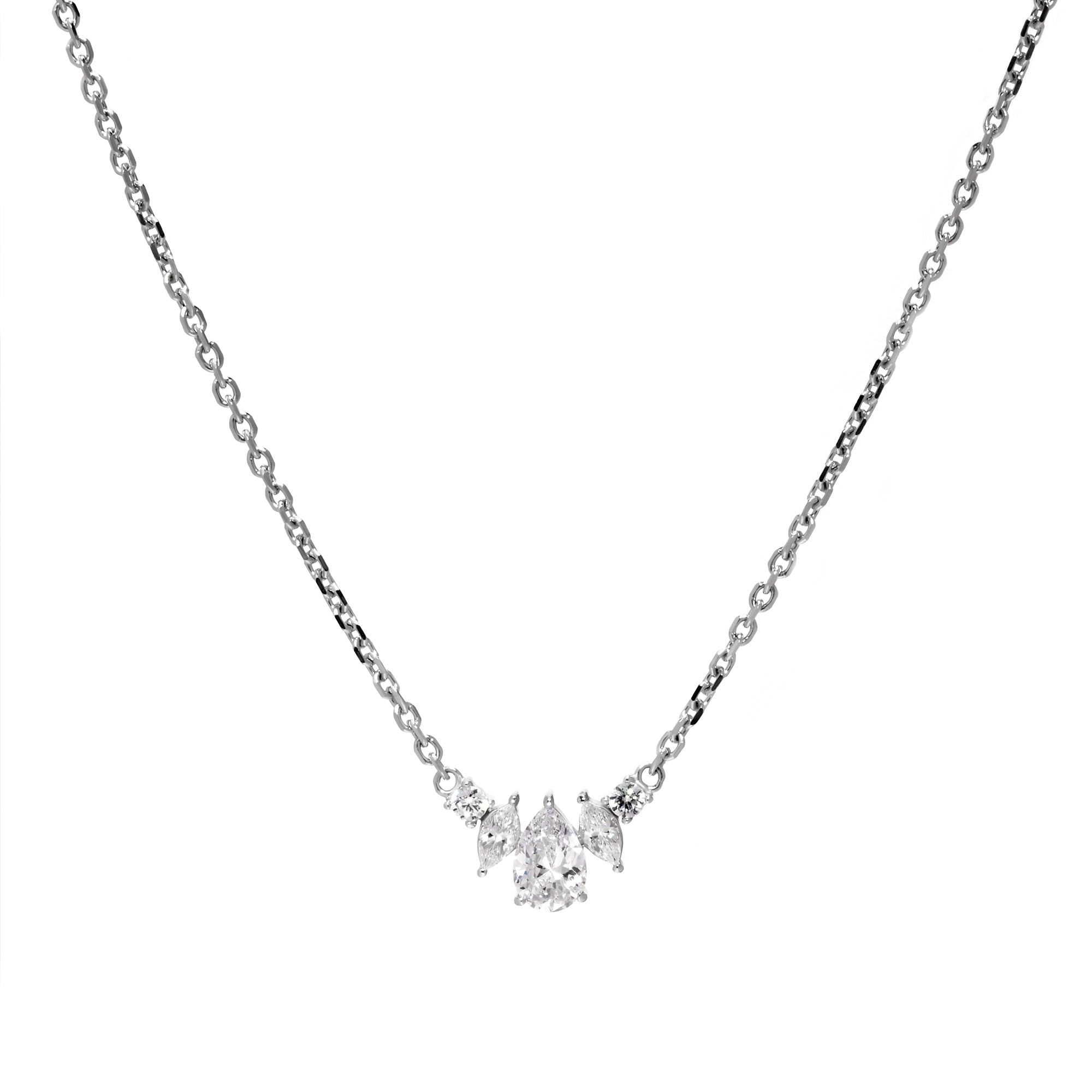 Zahara Gold Necklace - Serene Collection - Juene Jewelry