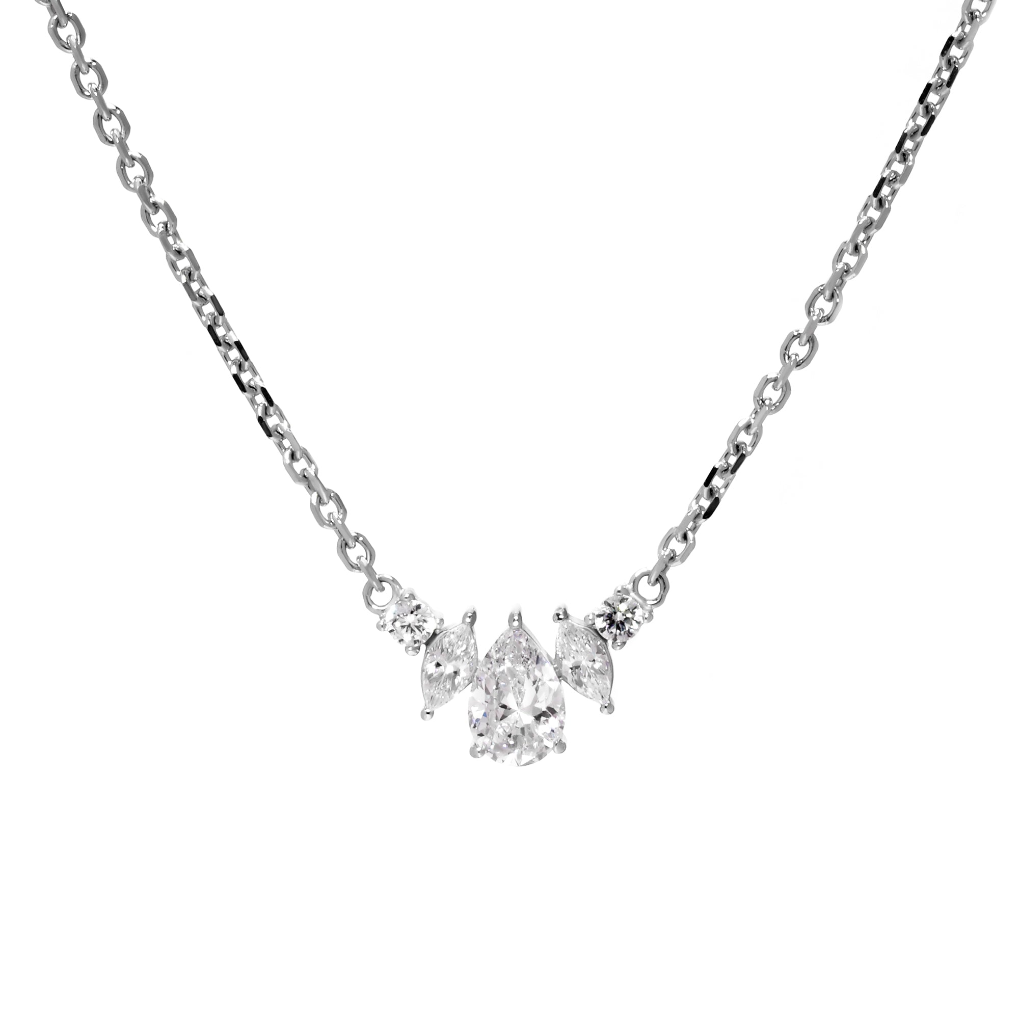 Zahara Gold Necklace - Serene Collection - Juene Jewelry
