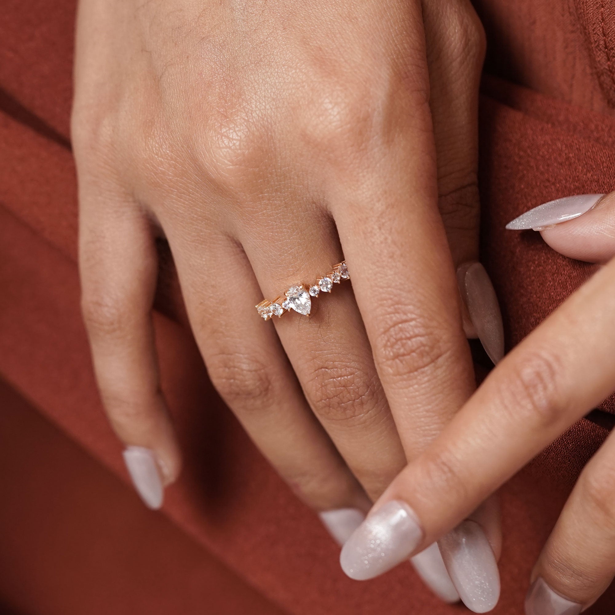 Zahara Gold Ring - Serene Collection