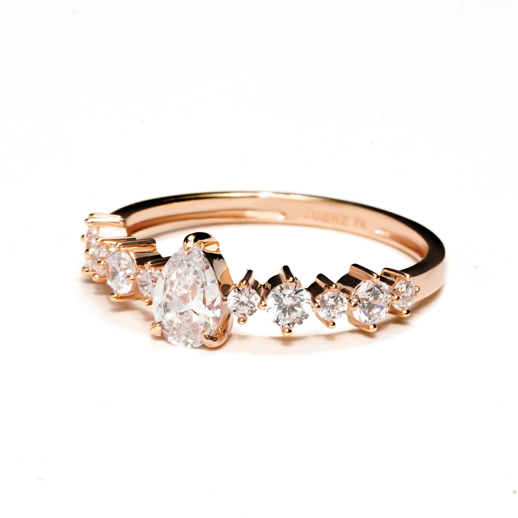 Zahara Gold Ring - Serene Collection - Juene Jewelry