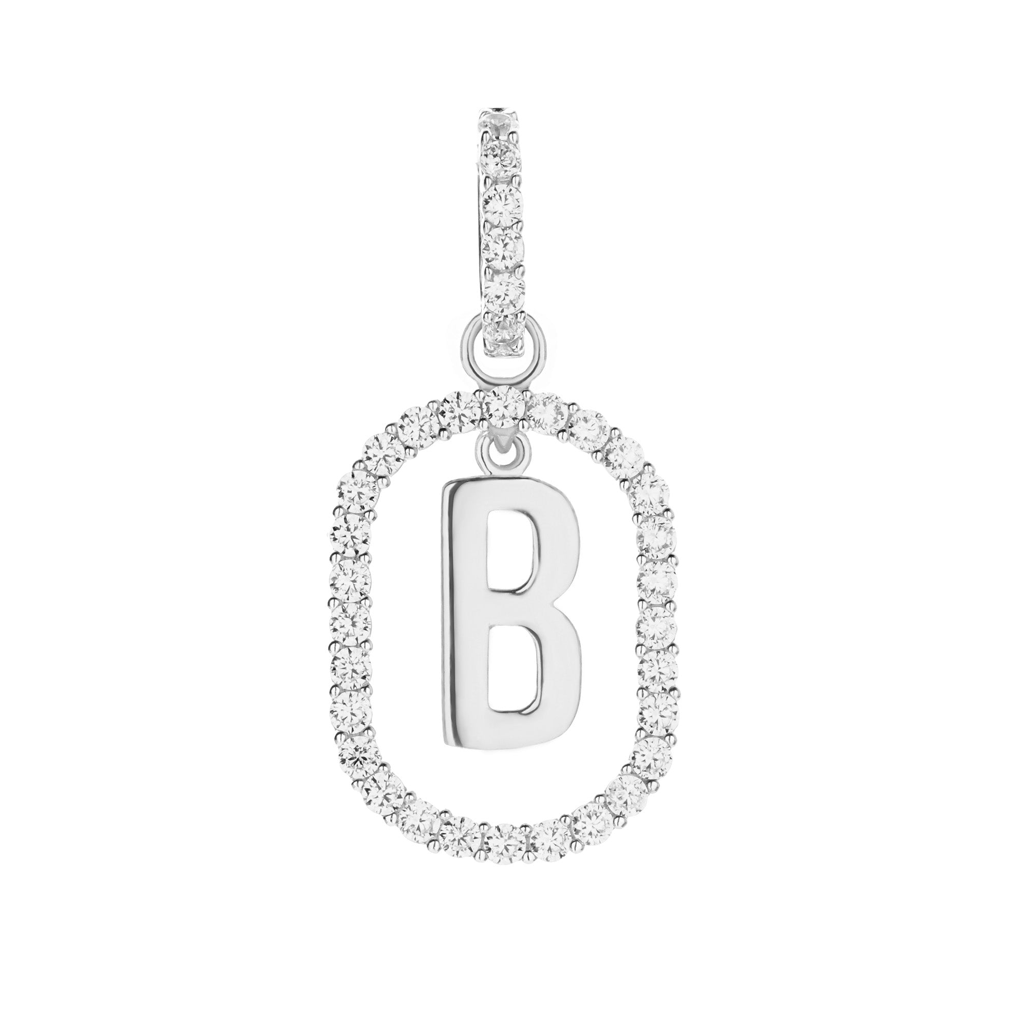 Aerin B Gold Pendant - Initial Pendant - Juene Jewelry
