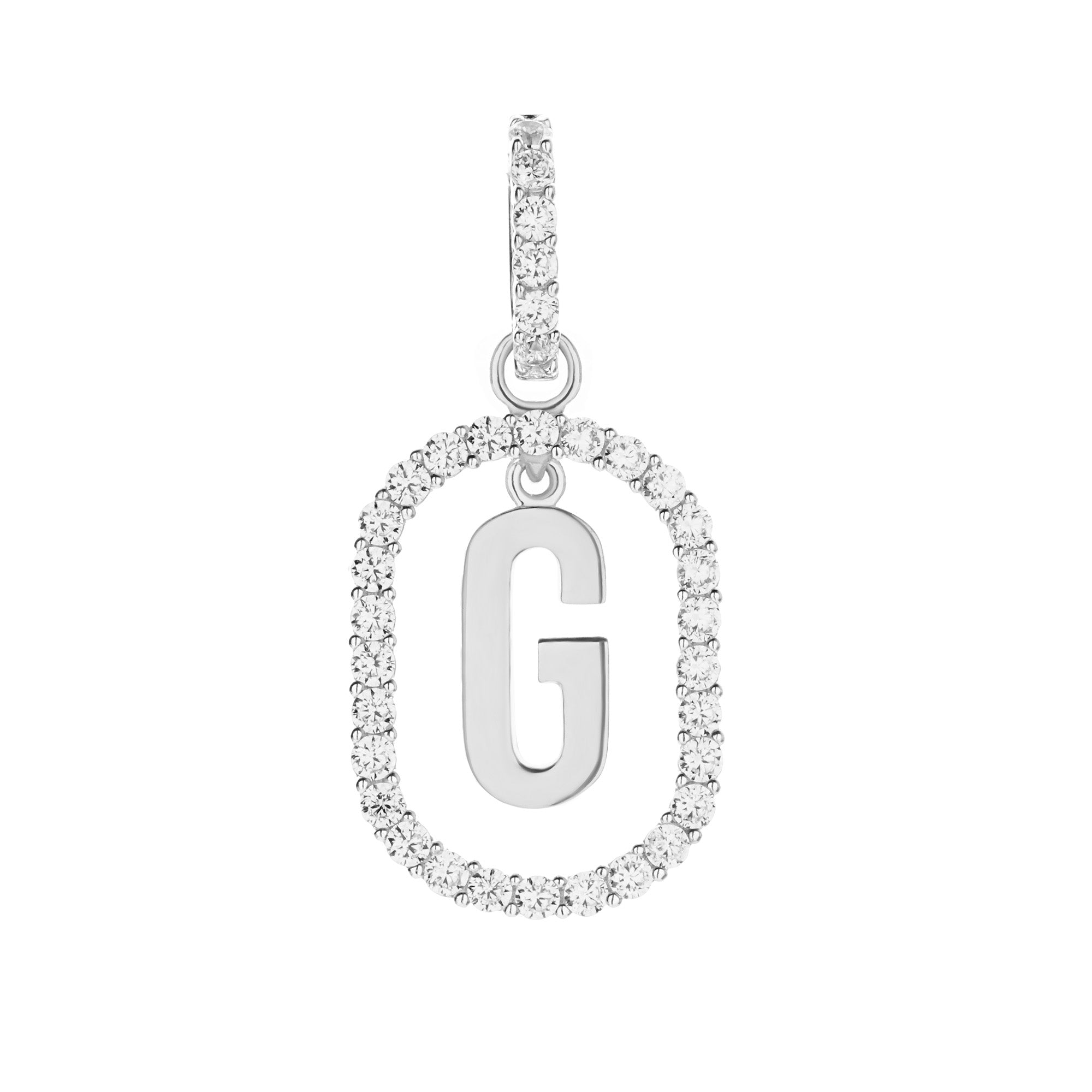 Aerin G Gold Pendant - Initial Pendant - Juene Jewelry
